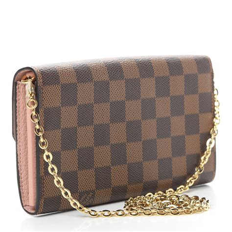 louis vuitton damier ebene croisette|louis vuitton croisette chain wallet.